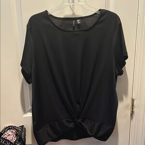 VERO MODA VMLUA Black Short Sleeve Top 3X